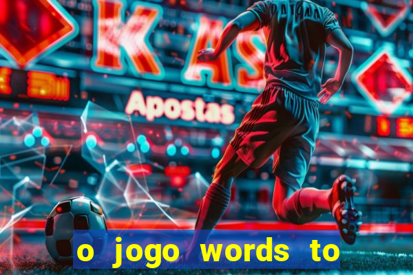 o jogo words to win paga mesmo